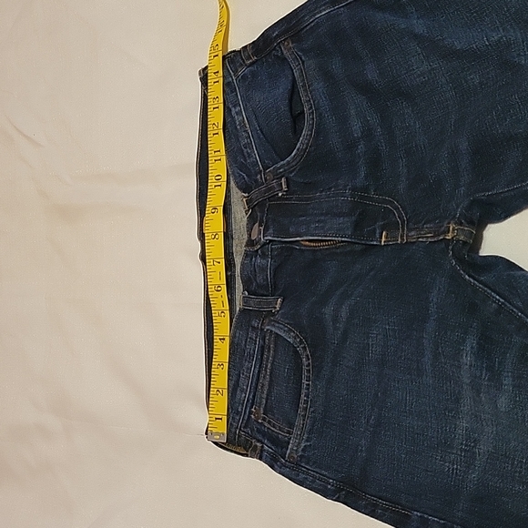 J Crew 770 dark wash straight jeans men's 28x32 - Picture 2 of 7